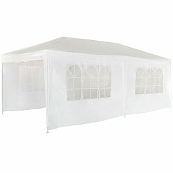 Tonnelle Aktive 300 x 260 x 600 cm Métal Polyester Blanc 