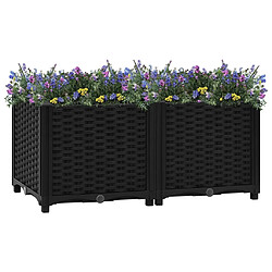 Maison Chic Jardinière,Lit surélevé - Bac à fleurs - pot de fleur 80x40x38 cm Polypropylène -GKD81408