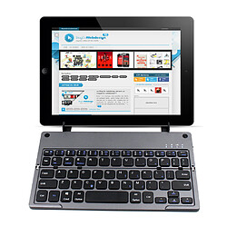 Tablette clavier Bluetooth sans fil pliable portable avec support externe