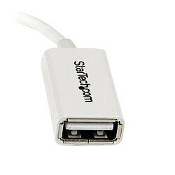 Startech WHITE MICRO USB MALE TO USB