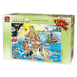 King Puzzles Puzzle 1000 pièces : Funny Comic : Rocking Stones