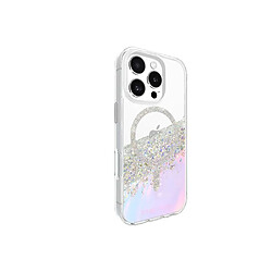 CASE MATE Coque pour Apple iPhone 16 Pro MagSafe Modèle Karat "Holographic" Nacrée Multicolore