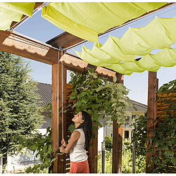 Windhager Voile Pare-Soleil pour la technique de tension de Corde, Idéal pour Pergola Ou Véranda pour une protection Solaire Idéale, 270 x 140 cm, vert pomme, 10869