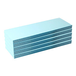 5x Haute Densité Bleu Mousse Dalle BRICOLAGE Artisanat Modèle Diorama Base Blocs Hobby Craft Kit de Construction Fleur Mousse 295x100x30mm