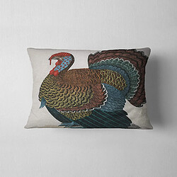 Bonamaison Housses de Coussin, Polyester, Multicolore, 35X50 Cm