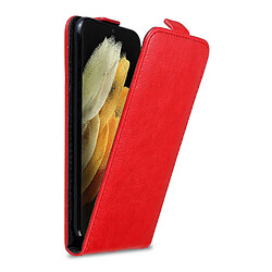 Cadorabo Coque Samsung Galaxy S21 ULTRA Etui en Rouge