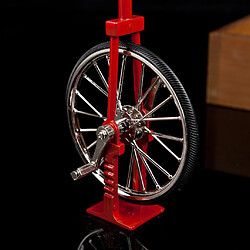 Avis 1:10 échelle alliage moulé sous pression monocycle modèle réplique vélo jouet rouge