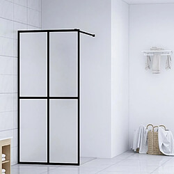 vidaXL Écran de douche Verre trempé dépoli 80x195 cm 