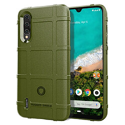 Wewoo Coque Souple Housse TPU antichoc à couverture totale pour Xiaomi Mi A3 vert armée