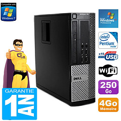 PC Dell 790 SFF Intel G630 4Go Disque Dur 250Go Graveur DVD Wifi Windows XP Pro - Occasion