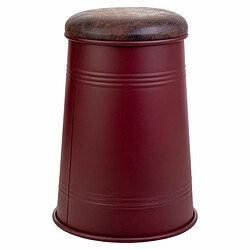 Acheter Tabouret Alexandra House Living Rouge Polyuréthane Métal Contre-plaqué 47 x 27 x 33 cm