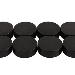 Avis 10x Pièces De Jeu De Rondelle De Fronde Rapide En Bois Pièce De Jeu De Hockey Sur Plateau 2.4x0.7cm