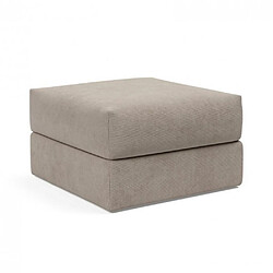 Inside 75 Pouf avec coffre CORNILA Cordufine Beige