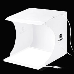 Wewoo Mini LED Photographie Ombre Sans Lumière Lampe Panneau + Studio Tente Boîte De Tir, Acrylique Matériel, 20cm x 20cm Surface Efficace