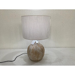 Lampe de bureau Romimex Beige Bambou Fibre 36 x 60 x 36 cm