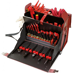 KS TOOLS 117.1820 Sacoche d'outils d'électricien isolés 1000V - 53 pcs