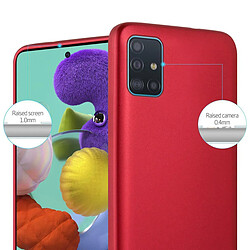 Cadorabo Coque Samsung Galaxy A71 4G Etui en Rouge pas cher