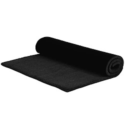 vidaXL Tapis de porte noir 100x300 cm fibre de coco touffeté