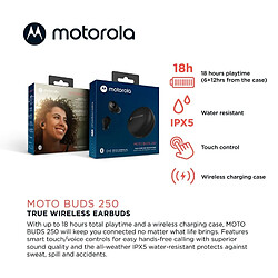 Écouteurs Bluetooth Motorola True Wireless Moto Buds 250