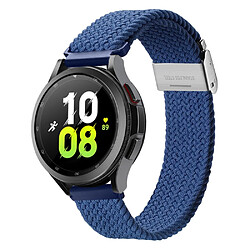 Bracelet en nylon DUX DUCIS 22mm, élastique tressé pour votre Samsung Galaxy Watch 3 45mm - bleu