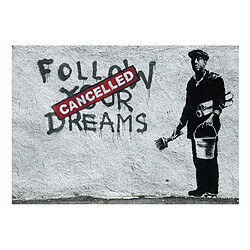 Artgeist Papier peint - Dreams Cancelled (Banksy) [147x105]