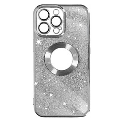 Avizar Coque iPhone 14 Pro Max Paillette Argent