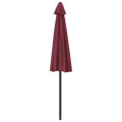 Acheter vidaXL Parasol de balcon mât en aluminium Bordeaux 270x144x222 cm Demi