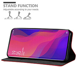 Cadorabo Coque Oppo FIND X Etui en Rouge