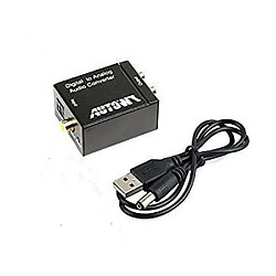 Acheter Convertisseur Toslink Coaxial Optique Numérique vers Analogique Adaptateur Audio RCA L - R 3.5mm A640NLLY70621103