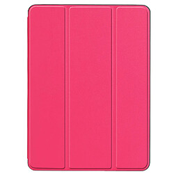 Avis Etui en PU trépied pliable avec fente pour stylo rose pour votre Apple iPad Air 10.5 (2019)/Pro 10.5 pouces (2017)