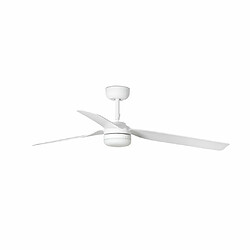 Faro Barcelona Ventilateur de plafond LED blanc avec moteur à courant continu intelligent