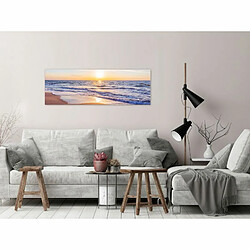 Paris Prix Tableau Imprimé Calm Waves Narrow Brown 40 x 120 cm