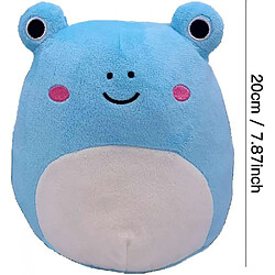 Universal Jouet doux en peluche en peluche, coton poupée à coussin souple déco (bleu)