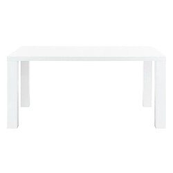 Acheter Vente-Unique Table à manger MONICA - 6 personnes - MDF laqué blanc