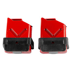 Acheter 2pcs 1/10 Échelle RC Car Rack De Toit Réservoir D'huile Ornement Décor Accessoires Rouge