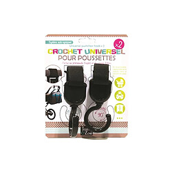 Acheter Crochet universel pour poussettes - Lot de 2