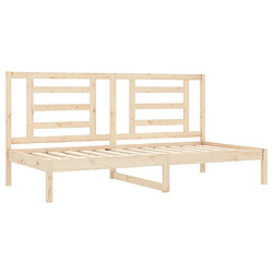 Acheter Maison Chic Lit de jour, Lit de repos pour Salon Chambre,Canapé-lit,Lit d'invité 90x200 cm Bois de pin massif -MN70086