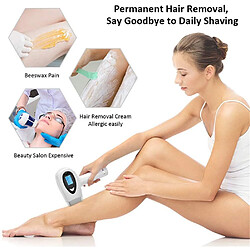 Chrono Épilation au laser au point de congélation IPL, épilation permanente à 990 000 flashs, utilisée pour enlever les jambes, les aisselles, le visage, le maillot(Vert)