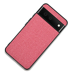 Coque en TPU + PU anti-griffes, rose pour votre Google Pixel 6