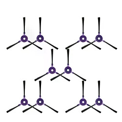 Kit de pièces de rechange pour aspirateur Robot Midea VCR07 VCR08 MR09, brosse latérale 10 pièces