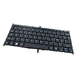 Clavier Ordinateur Portable Sans Fil noir blanche