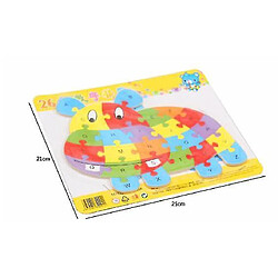 Universal 1 lettre anglaise puzzle animal dessin animé initiation cognitive anglaise pour les enfants puzzle jouets jouets