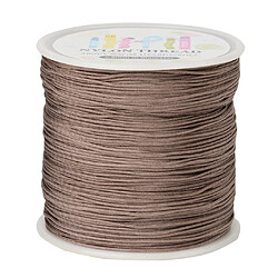 90m / Rouleau Corde En Macramé Cordon En Nylon Corde Pour Briadettes Marron