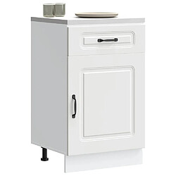 vidaXL Armoire de cuisine Kalmar blanc bois d'ingénierie