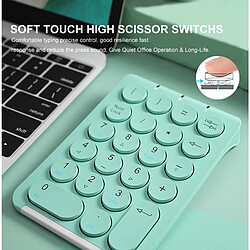 Avis Universal Bluetooth, sans fil, mini clavier, 22 touches, clavier numérique, ordinateur, ordinateur, comptabilité, mission, bureau, clavier (noir)