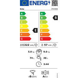 Laveuse - Sécheuse Balay 3TW094B 1400 rpm 5 kg 9 kg