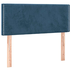 Acheter Maison Chic Tête de lit scandinave à LED,meuble de chambre Bleu foncé 80x5x78/88 cm Velours -MN35507