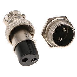 Avis 1 Paire GX16 Air Plug Aviation Plug Et Connecteurs De Prise Plug Socket 2 Pin