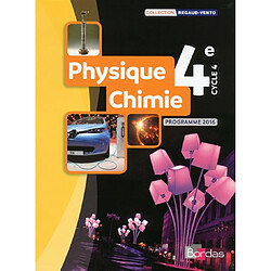 Physique chimie 4e, cycle 4 : programmes 2016