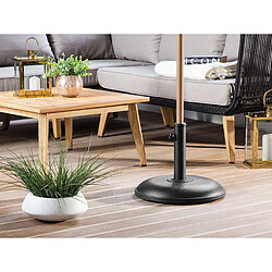 Beliani Socle de parasol CANZO Noir Rond